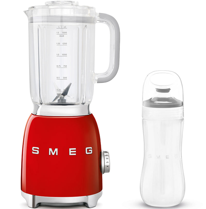 50s Style Blender Red with Bonus Bottle to Go (BLF01RDAUPACK)