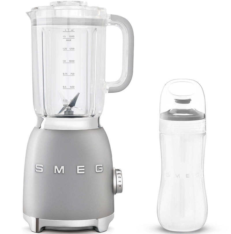 50s Style Blender Silver with Bonus Bottle to Go (BLF01SVAUPACK)