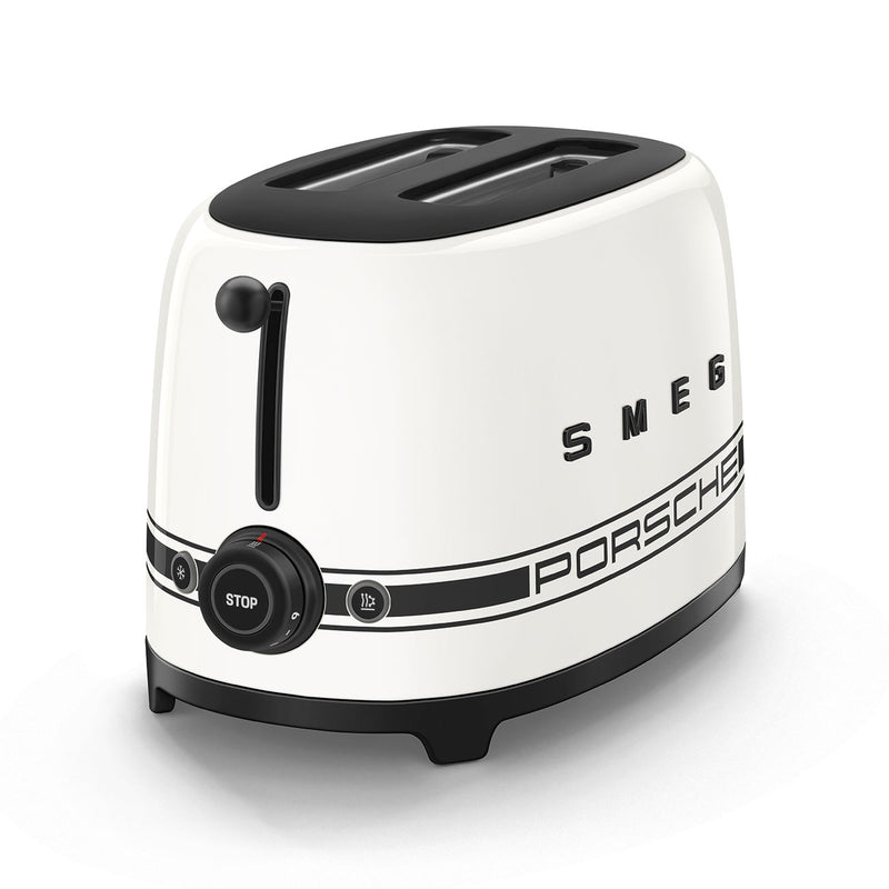 Porsche x SMEG 2 Slice Toaster - Carrara White (TSF01PCWAU)