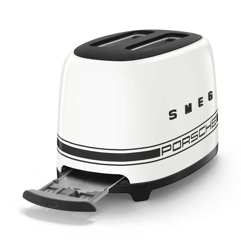 Porsche x SMEG 2 Slice Toaster - Carrara White (TSF01PCWAU)