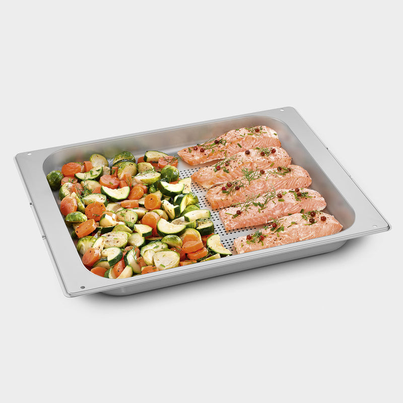 Stainless steel perforated full-size tray for steam oven (BX640PL)