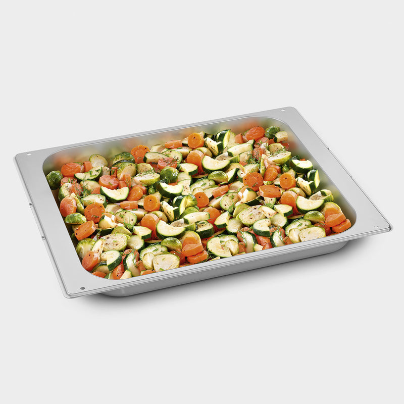 Stainless steel perforated full-size tray for steam oven (BX640PL)