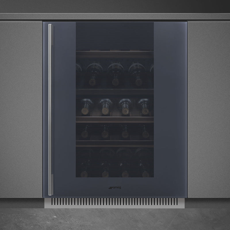 Built-Under Linea Wine Cellar (38 Bottle) Right-Hand Hinge - Neptune Grey (CVI138RG)