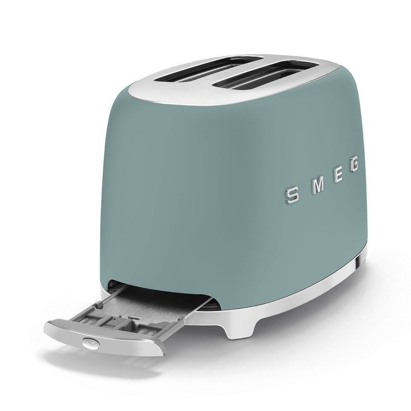 50s Style 2-Slice Toaster Emerald Green (TSF01EGMAU)